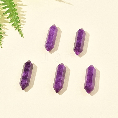 5Pcs Natural Lavender Amethyst Healing Stones G-FS0005-83E-1