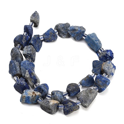 Raw Rough Natural Lapis Lazuli Beads Strands GG-CBA0B77-A02-01-1