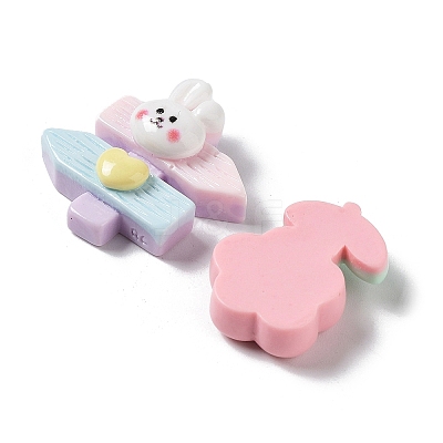 Opaque Resin Cabochons X1-CRES-M026-12-1