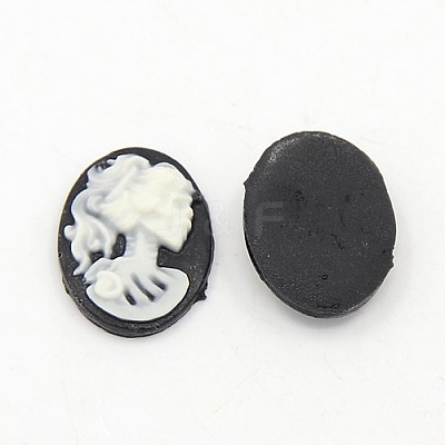 Resin Cameos Cabochons CRES-M560-M-1