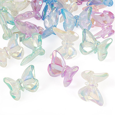 20Pcs Transparent Acrylic Beads OACR-TA0003-82-1