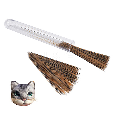 Plastic Simulated Animal Whiskers for Crafts Needle Felting DIY-WH0430-904B-05-1