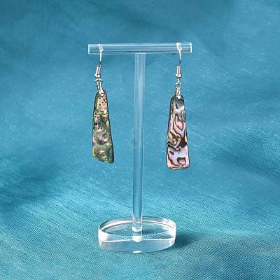 Abalone Shell/Paua ShellEarrings EJEW-Q166-1-1
