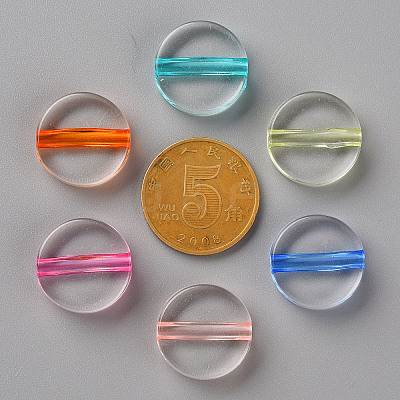 Transparent Acrylic Beads X-TACR-S154-09A-1