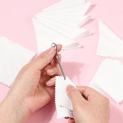30Pcs 2 Styles Microfiber Suede Cleaning Cloths AJEW-YW0001-36-1