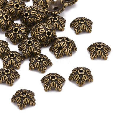 Tibetan Style Bead Caps X-TIBEB-A24621-AB-FF-1