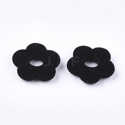 Flocky Acrylic Bead Frames X-OACR-T005-05-01-1