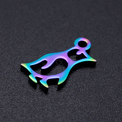 Ion Plating(IP) 201 Stainless Steel Charms STAS-Q201-JN221-1