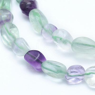 Natural Fluorite Beads Strands G-L550A-02-1