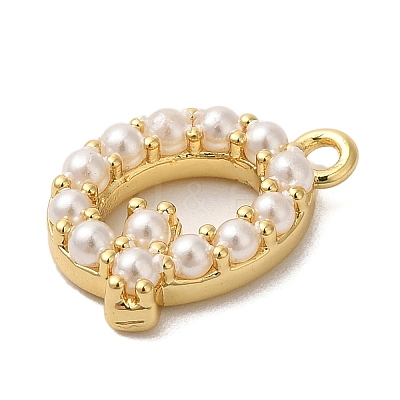 Plastic Imitation Pearl Pendants KK-P230-17G-Q-1