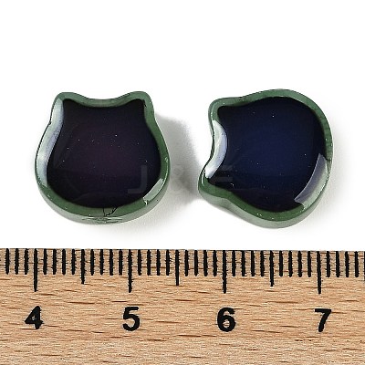 Two Tone Glass Mood Beads GLAA-Z007-12E-1