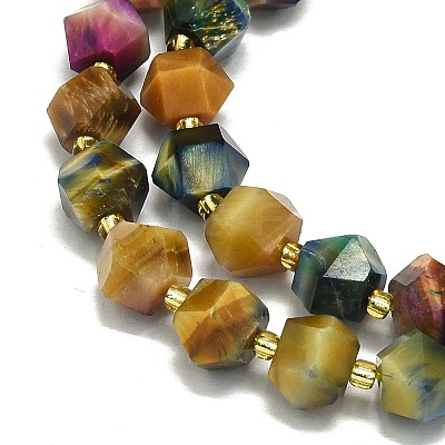 Natural Tiger Eye Beads Strand G-I376-A48-01-1