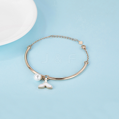 Elegant 304 Stainless Steel Bangles GZ6434-1