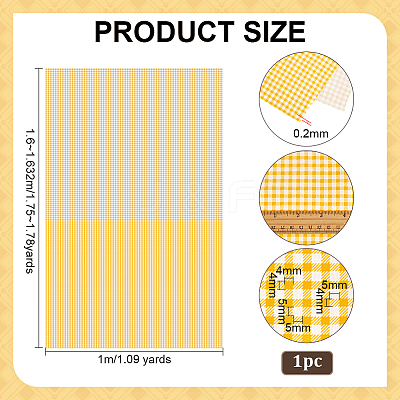 Tartan Cotton Fabric DIY-WH0671-412A-1