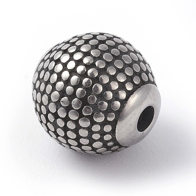 316 Surgical Stainless Steel Beads STAS-F190-05AS-1