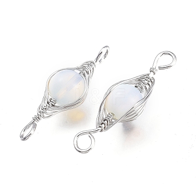 Synthetic Opalite Links Connectors G-K305-A04-P-1