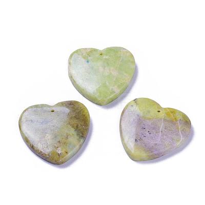 Natural Peridot Pendants G-E464-30-1