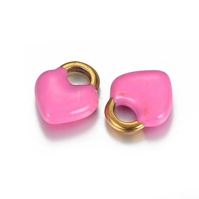Ion Plating(IP) 304 Stainless Steel Charms STAS-I157-06G-02-1