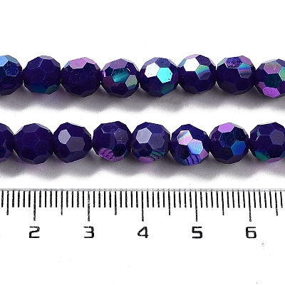 Opaque Glass Beads Strands EGLA-A035-P8mm-L09-1