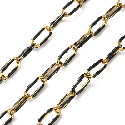 304 Stainless Steel Enamel Cable Chains CHS-R020-02G-10-1