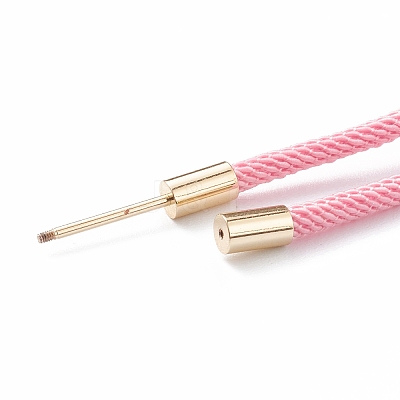 Braided Nylon Cord Bracelet Making MAK-A017-D01-02G-1