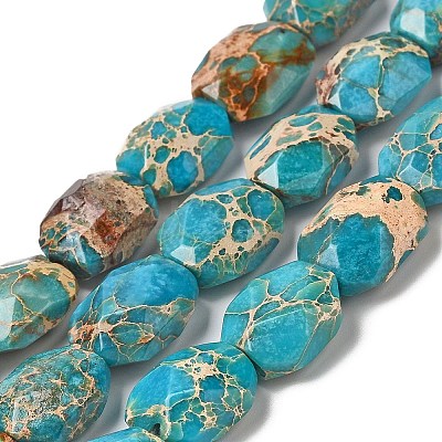 Natural Imperial Jasper Beads Strands G-F752-B01-1