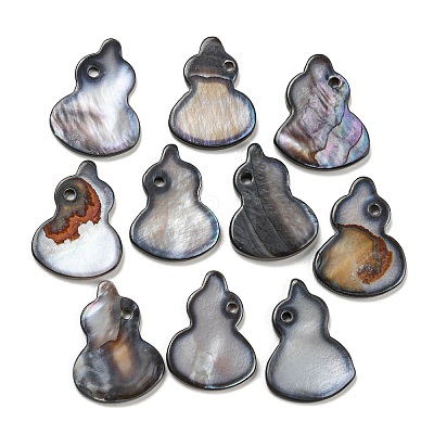 Dyed Natural Freshwater Shell Pendants BSHE-G034-11-1