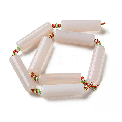Natural Grey Agate Beads Strands G-A312-A01-01-1