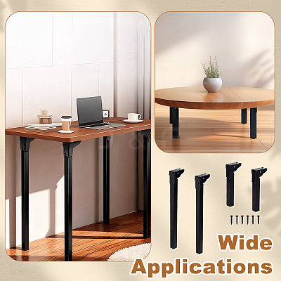 8 Bags 2 Styles Carbon Steel Foldable Table Legs FIND-WA0001-26-1