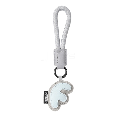 PU Leather Letter Pendant Decoration HJEW-YWC0002-001F-1