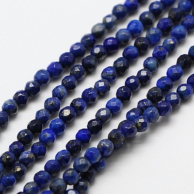 Natural Lapis Lazuli Bead Strands X-G-A129-2mm-22-1