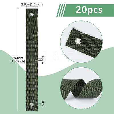 Polyester with Iron Plant Supports Tapes FIND-WH0126-559-1