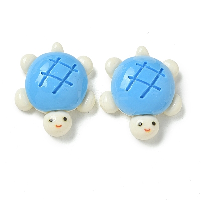 Opaque Resin Cabochons RESI-M047-01I-1