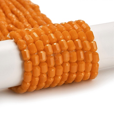 Opaque Glass Beads Strands GLAA-G112-04L-1