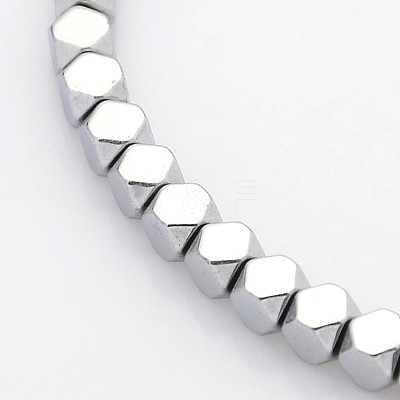 Electroplate Non-magnetic Synthetic Hematite Beads Strands G-J212B-02-1
