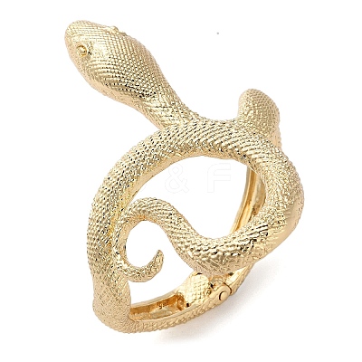 Alloy Open Bangles for Women BJEW-K253-01G-1
