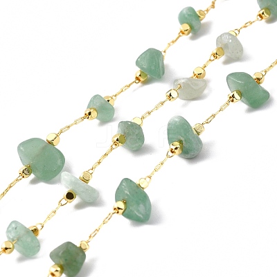 Handmade Beaded Chain CHC-D027-01G-09-1