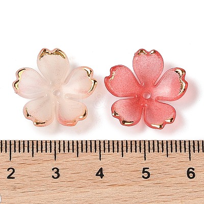 Acrylic Bead Caps OACR-H119-01A-1