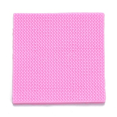 DIY Sweater Stitch Texture Food Grade Silicone Molds DIY-B034-03-1