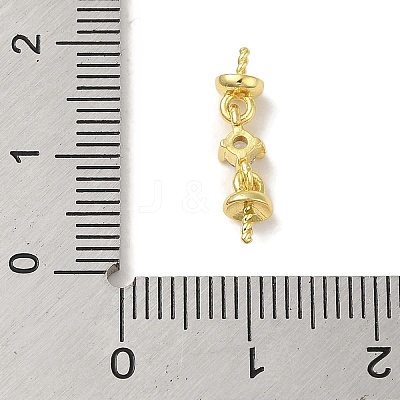 Brass Micro Pave Cubic Zirconia Peg Bails KK-K371-19G-1