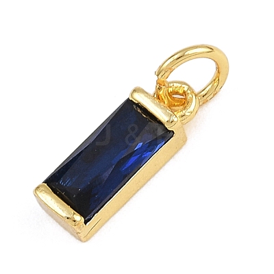 Brass with Cubic Zirconia Pendants KK-A269-68G-1