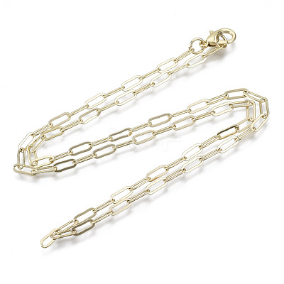 Brass Paperclip Chains X-MAK-S072-10B-KC-1
