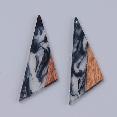 Resin & Walnut Wood Pendants RESI-R428-04-1