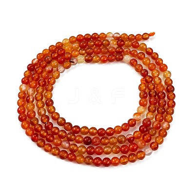Natural Red Agate Beads Strands G-M438-A10-02-1