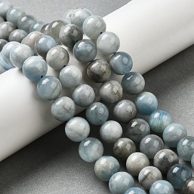 Natural Aquamarine Beads Strands G-I349-A01-01F-1