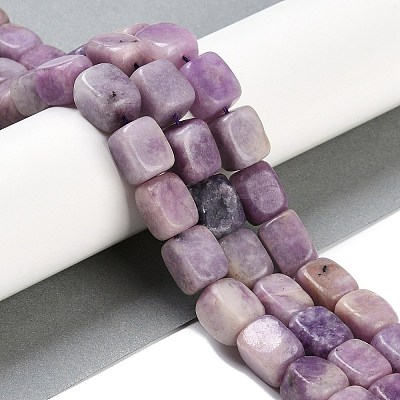 Natural Lepidolite Beads Strands G-M403-D06-01-1