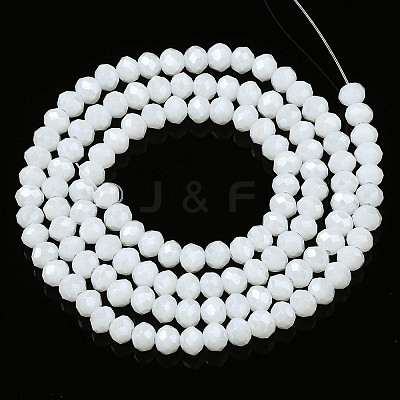 Electroplate Glass Beads Strands EGLA-A044-P2mm-A01-1