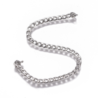 Tarnish Resistant 304 Stainless Steel Chain CHS-G017-11P-0.6mm-1