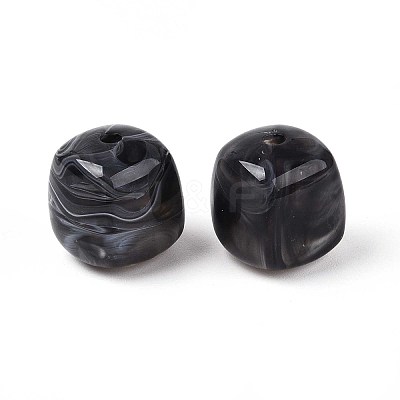 Opaque Acrylic Beads OACR-ZX006-33N-1