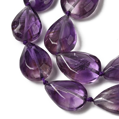 Natural Amethyst Beads Strands G-D365-F03-1